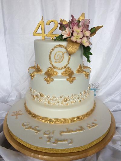 42 nd birthday cake - Cake by wisha's cakes