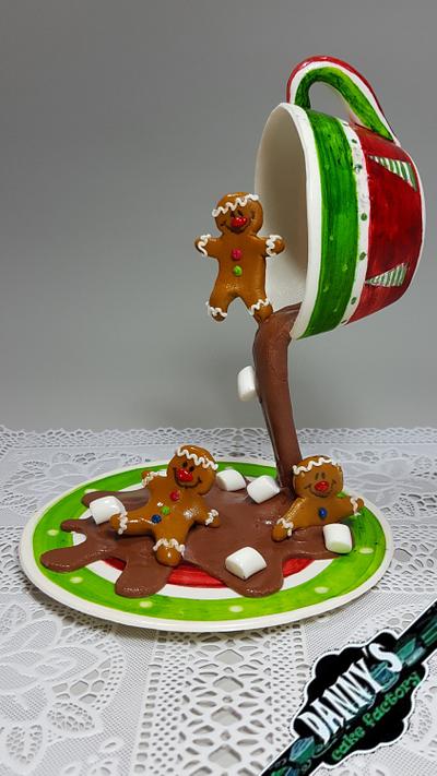 Gingerbread cookies madness - Cake by daniela cabrera 