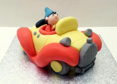 Noddy Cake Topper - Cake by Sarah Poole