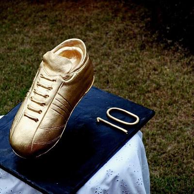 The Golden Boot - Cake by Tina Avira Tharakan