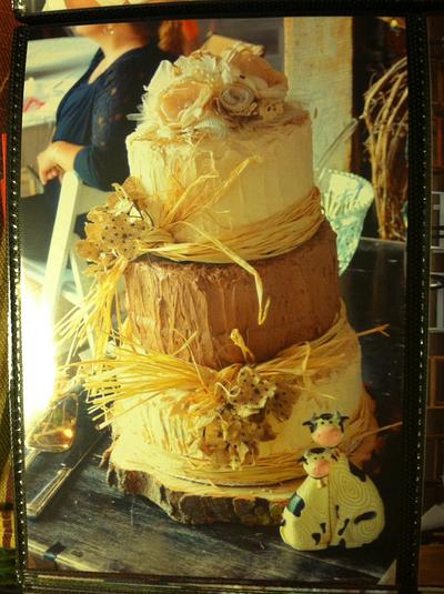 Dombek Wedding - Cake by ashtobmom