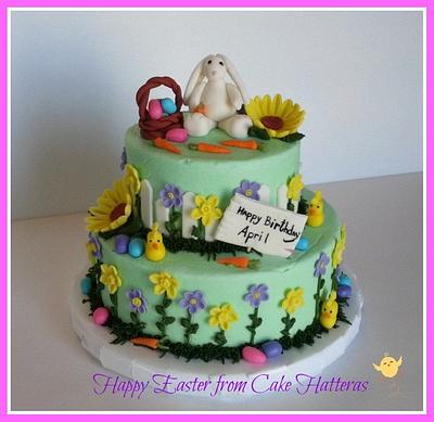 Happy Easter Birthday - Cake by Donna Tokazowski- Cake Hatteras, Martinsburg WV