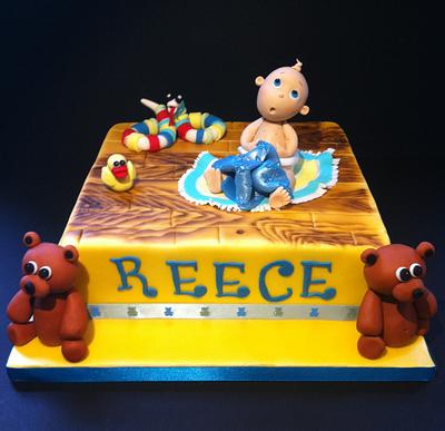 Play time christening cake - Cake by Kickshaw Cakes