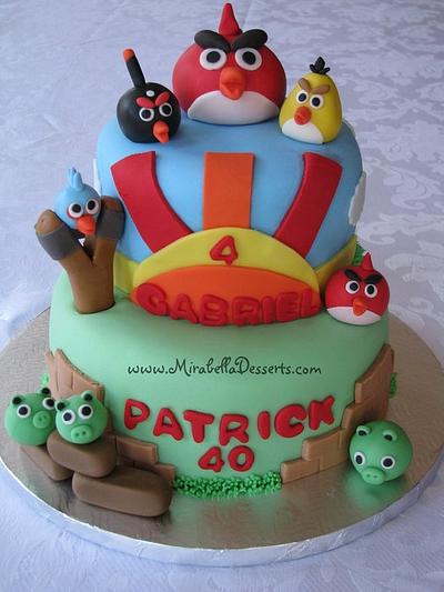 Angry Birds - Cake by Mira - Mirabella Desserts