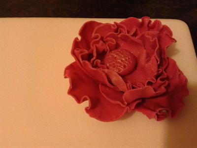 Anemone flower - Cake by Liz