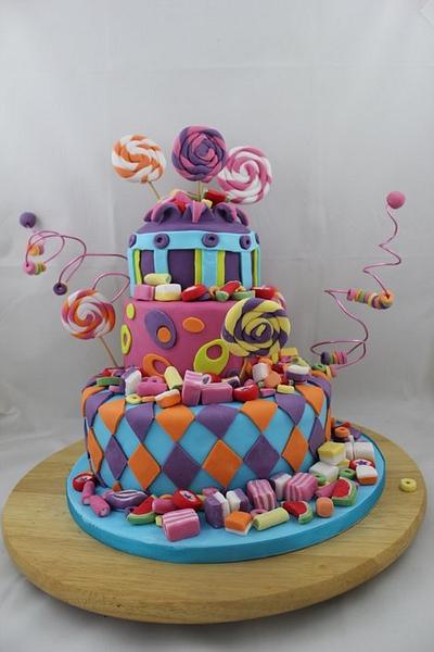 Candy Cake - Cake by Helen Campbell