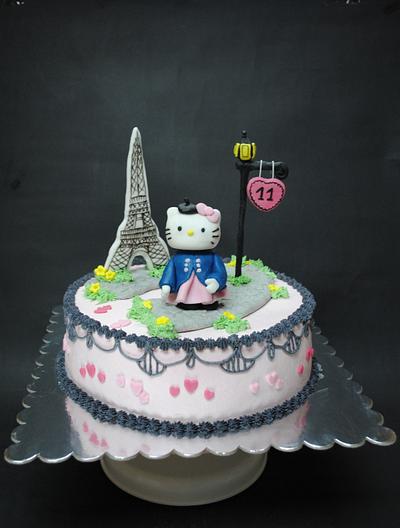Hello Kitty in Paris - Cake by Torte Sweet Nina