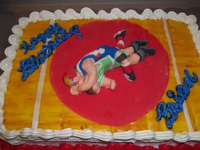 Massena Wrestlers  - Cake by Laura 