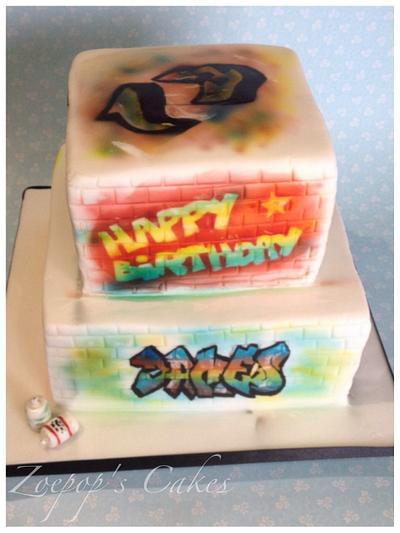 Graffiti Cake - Cake by Zoepop