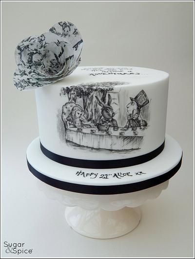 Alice part 2 - 'The Tea Party' - Cake by Sugargourmande Lou