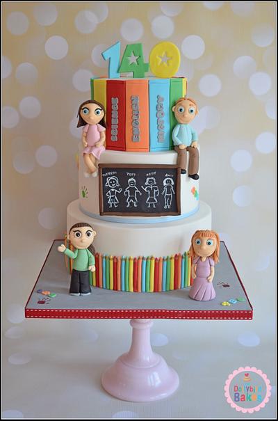 140th Birthday - Cake by Dollybird Bakes
