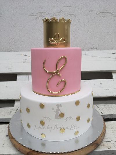 Glamorous 1st birthday cake and sweet table - Cake by Torte by Amina Eco