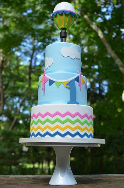 Up, Up and Away! - Cake by Elisabeth Palatiello