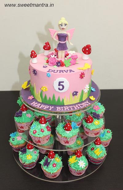 Fairy cake and cupcakes - Cake by Sweet Mantra Homemade Customized Cakes Pune