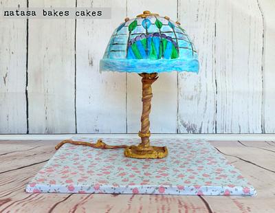 Hand painted Tiffany lamp cake - Cake by natasa bakes cakes