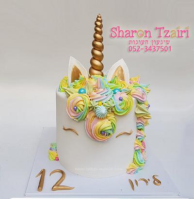 unicorn birthday cake  - Cake by sharon tzairi - cakes-mania