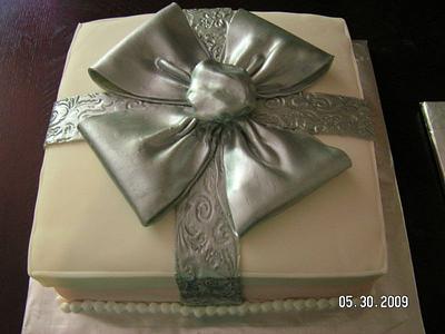 gift box cake - Cake by Edit Herman