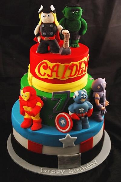 Avengers Cake - Cake by Zelicious
