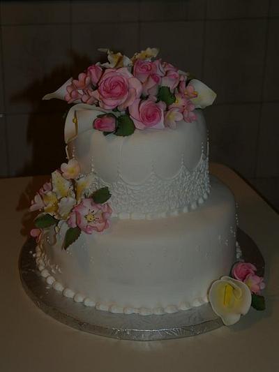 Wedding Cake - Cake by kira