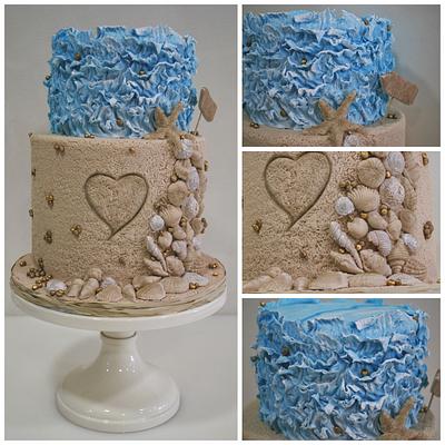 BEACH LOVE - SUMMER IS HERE! - Cake by Ponona Cakes - Elena Ballesteros