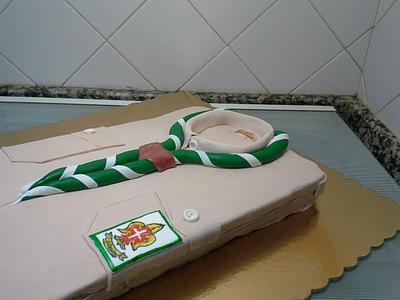 scouts promise cake - Cake by La Dolce Vita Home Cake Design