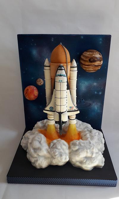 Space Shuttle - Cake by Eliska