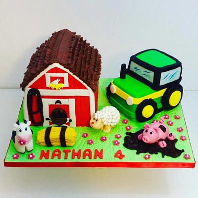 farm cake - Cake by elisabethcake 