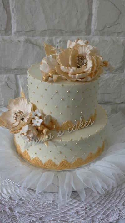 golden fantasy - Cake by sheilavk