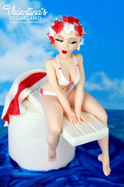 This is Sunny - my Summer PinUp - Cake by Valentina's Sugarland