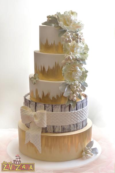 Winter Wedding Cake - Cake by Nasa Mala Zavrzlama