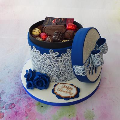 "Chocolate Box"  - Cake by Lorraine Yarnold