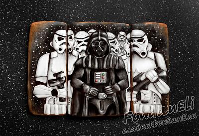 Star Wars (cookies) - Cake by FondanEli