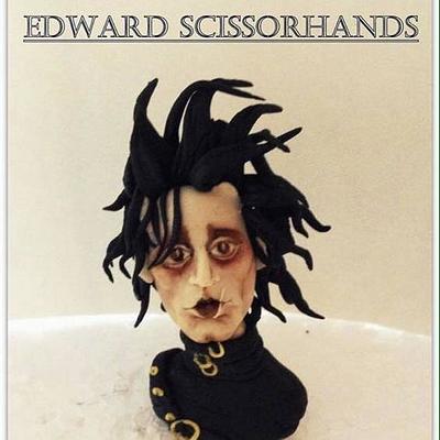 edward scissorhands - Cake by Karlaartedulce