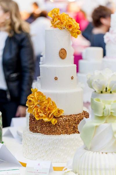 Gold Wedding cake - Cake by Monia