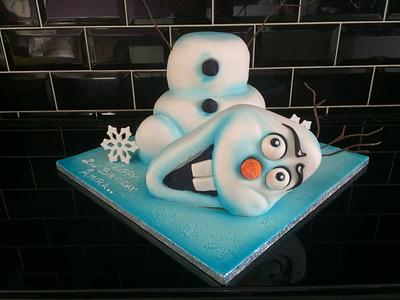 Olaf from frozen  - Cake by Paul of Happy Occasions Cakes.