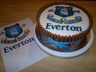 Everton cake - Cake by AWG Hobby Cakes