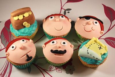 Pirate Cupcakes - Cake by SweetSensationsLancs