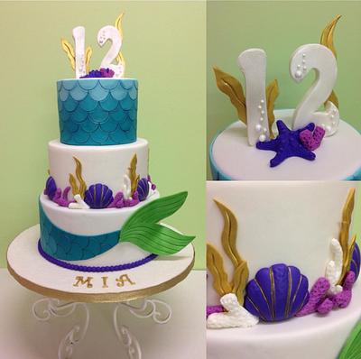 Mermaid Cake - Cake by Jessica Allard Costales
