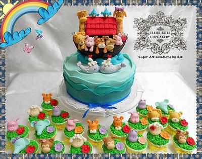 Noah Ark Cake & Cupcakes - Cake by Bee Siang
