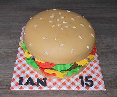 Hamburger cake - Cake by Astrid 