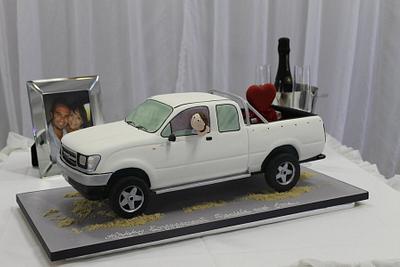 4WD engagement cake - Cake by Paul Delaney of Delaneys cakes