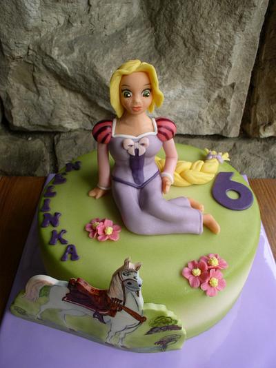 Rapunzel - Cake by Petraend