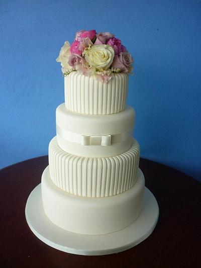 JUST ANOTHER WEDDING CAKE - Cake by Paul Delaney of Delaneys cakes