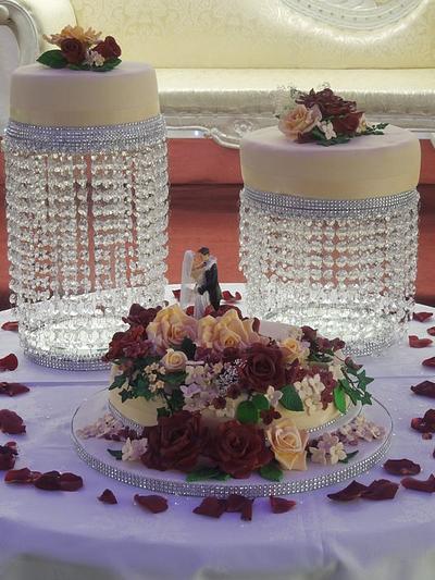 wedding cake - Cake by Crescentcakes