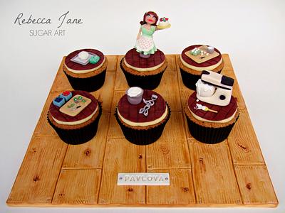 Baking Pavlova Cupcakes! - Cake by Rebecca Jane Sugar Art