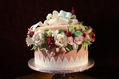 Hat Box Cake - Cake by Margie