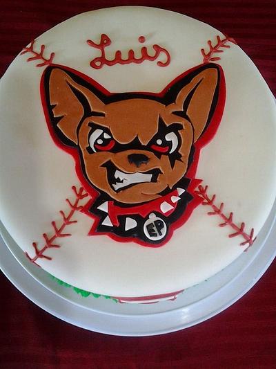 El Paso Chihuahuas Cake - Cake by Luga Cakes