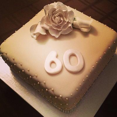 60th Anniversary Cake - Cake by Raindrops