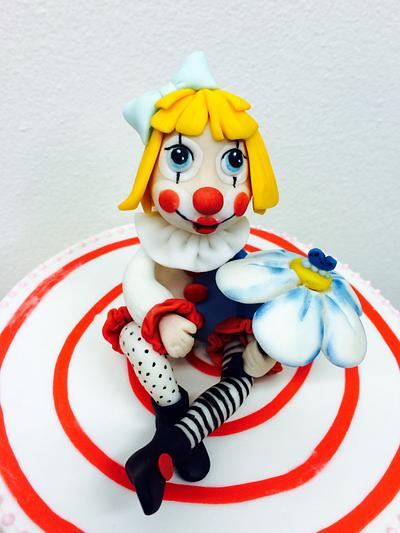 Lady clown - Cake by Bella's Bakery