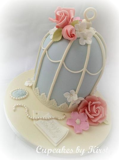 Vintage Birdcage Cake  - Cake by Kirsty 
